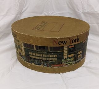 Hat Box with Fifth Avenue Scene
