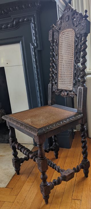 High Back Cane Chair