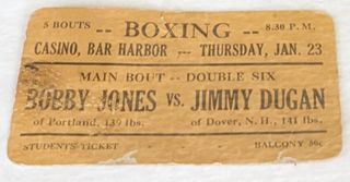 Casino Boxing Ticket