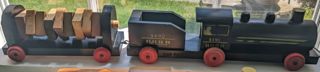 Bar Harbor Railroad Painted Toy Train