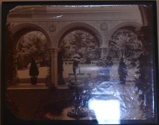 Photo of the Archbold Cottage Courtyard