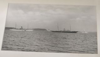 Photograph of the Yachts Corsair and Oneida