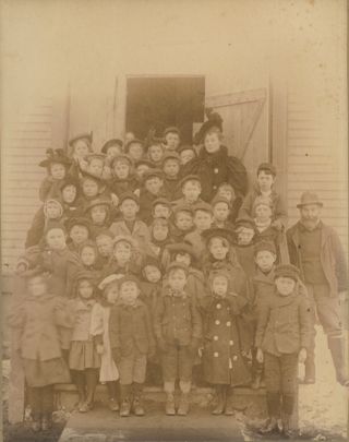 Heald School house, grades 1-4, 1896