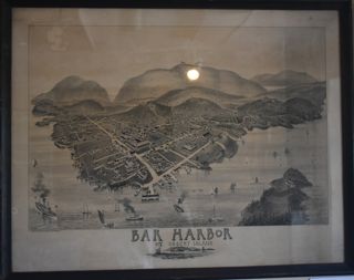 Bar Harbor Tourist Map, 1886