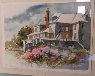 Watercolor Painting Bass Cottage