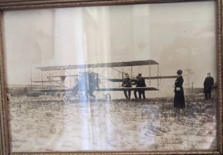 Photo of A.V. Wilson and Airplane