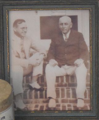 A photograph of Drs. Charles Morrison and Charles C. Morrison, Jr.