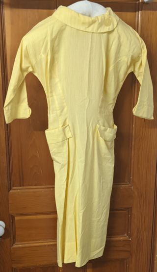 Yellow Sheath Day Dress