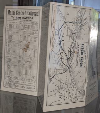Maine Central Railroad Steamer Schedule