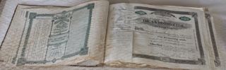 Binder of Bar Harbor Swimming Club Stock Certificates