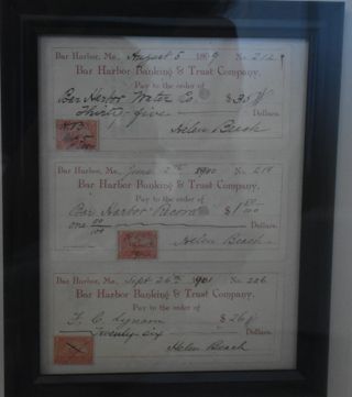 Bar Harbor Bank and Trust Checks
