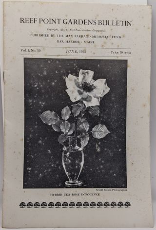 Reef Point Gardens Bulletin Pamphlet