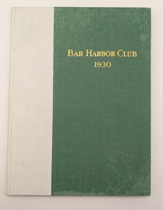 Bar Harbor Club Rule Book, 1930