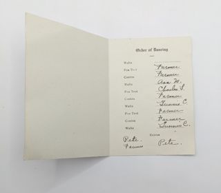 Dance Card for Islesford Casino