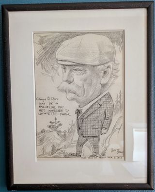 George B. Dorr Caricature Cartoon by Ralph Yardley
