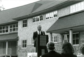 Roc Caivano at the Blair/Tyson residence dedication
