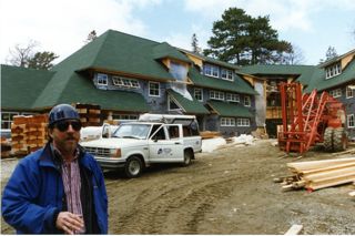 Millard Dority at Blair/Tyson residence construction