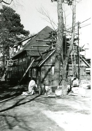 Blair/Tyson residence construction
