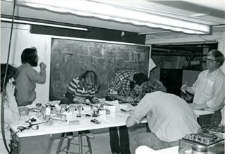 Faculty Butch Rommel teaching