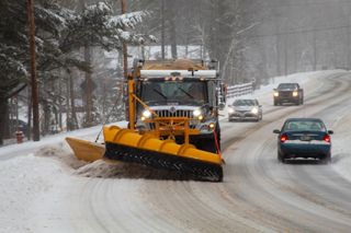 Snowplow on Eden Street