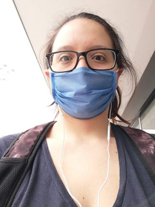 Vanessa Taylor masked selfie