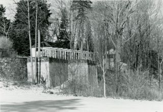 Monk's walk and gazebo