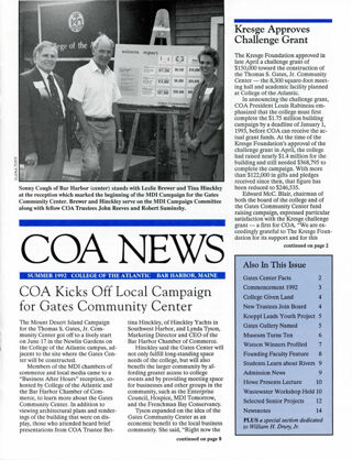 COA News, Summer 1992