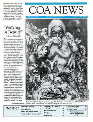 COA News, Winter 1994-1995