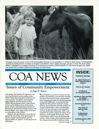 COA News, Winter 1995-1996