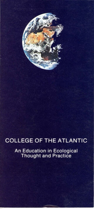 COA an education in ecological thought and practice, brochure