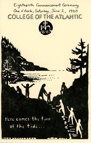 1990 College of the Atlantic Commencement Program