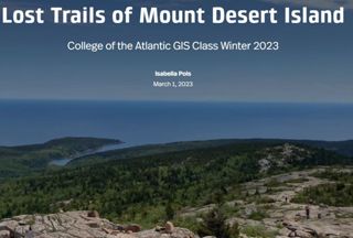 Lost Trails of Mount Desert Island