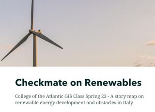 Checkmate on Renewables