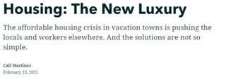 Housing: The New Luxury
