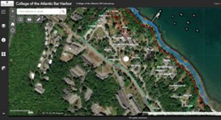 College of the Atlantic Main Campus Map, Online