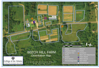 Beech Hill Farm Orientation Map