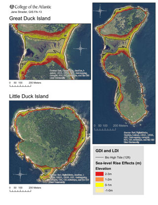 Potential Effects of Sea Level Rise on the Duck Islands