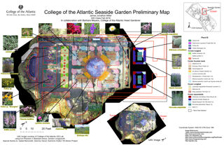 College of the Atlantic Seaside Garden Map