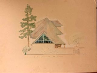 South Elevation, West Wing