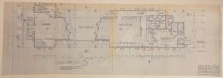 Kaelber Hall, technical drawing, circa 1987