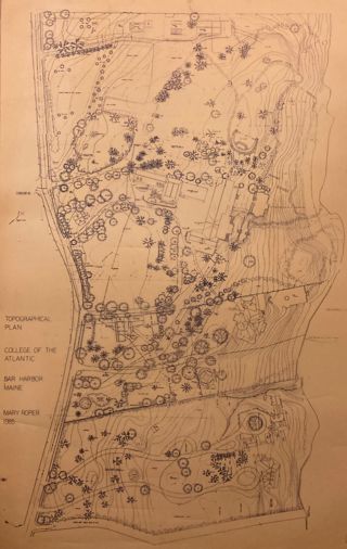 Topological Plan, College of the Atlantic, Bar Harbor, Maine