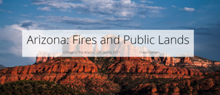 Arizona: Fires and Public Lands