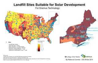 Landfill Sites Suitable for Solar Development