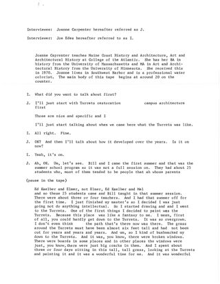 Oral history of Joanne Carpenter, transcript