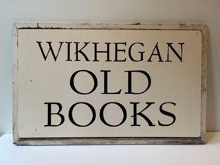 Sign for Wikhegan Old Books