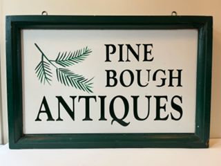 Sign for Pine Bough Antiques