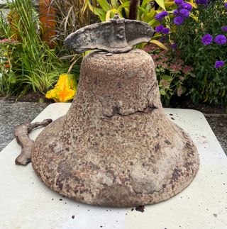 Cast iron ship's bell