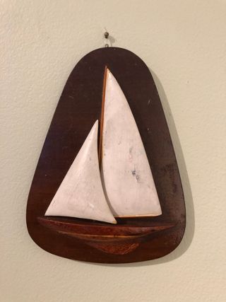 Half model of a Luders 16 Sloop