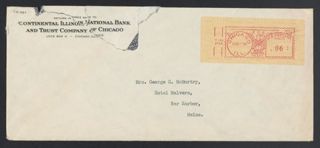 Continental Illinois National Bank to Mrs. George G. McMurtry Envelope, August 7, 1938