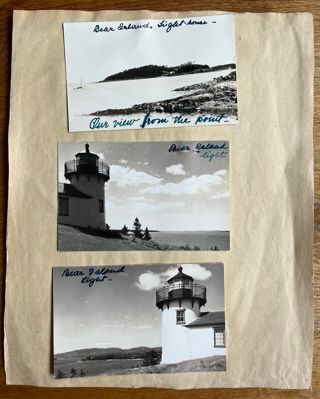 Three Postcards of Bear Island Lighthouse